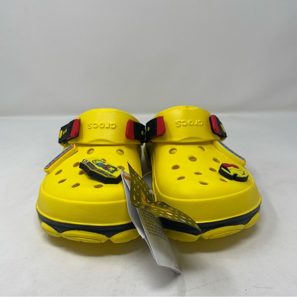 CROCS | Shoes | New Crocs Pacman All Terrain Clog Jibbitz Yellow Black ...